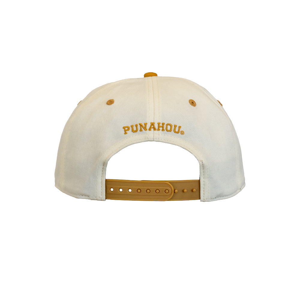 Cream Colorblock P Twill Cap