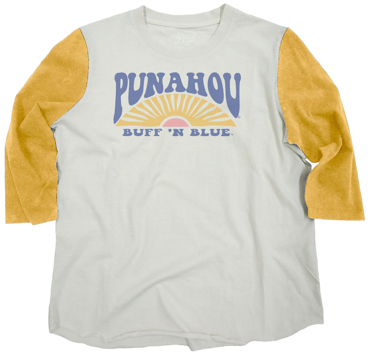 Women’s Mustard Mineral 3/4 Sleeve Tee