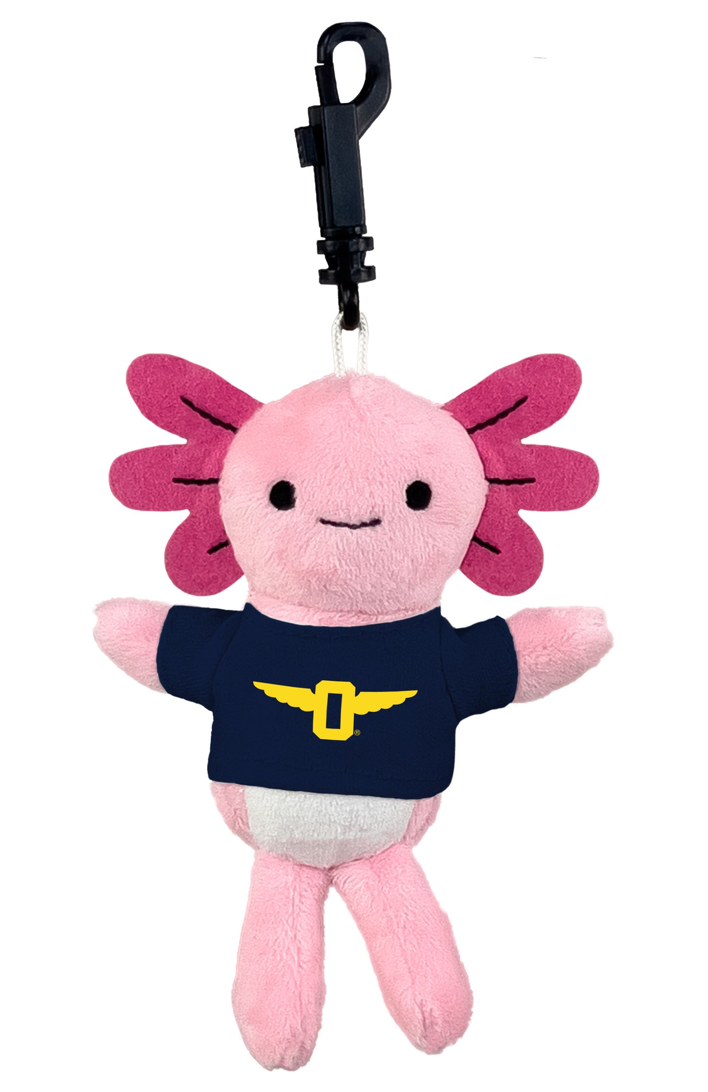 Axolotl Mascot Plush Keychain