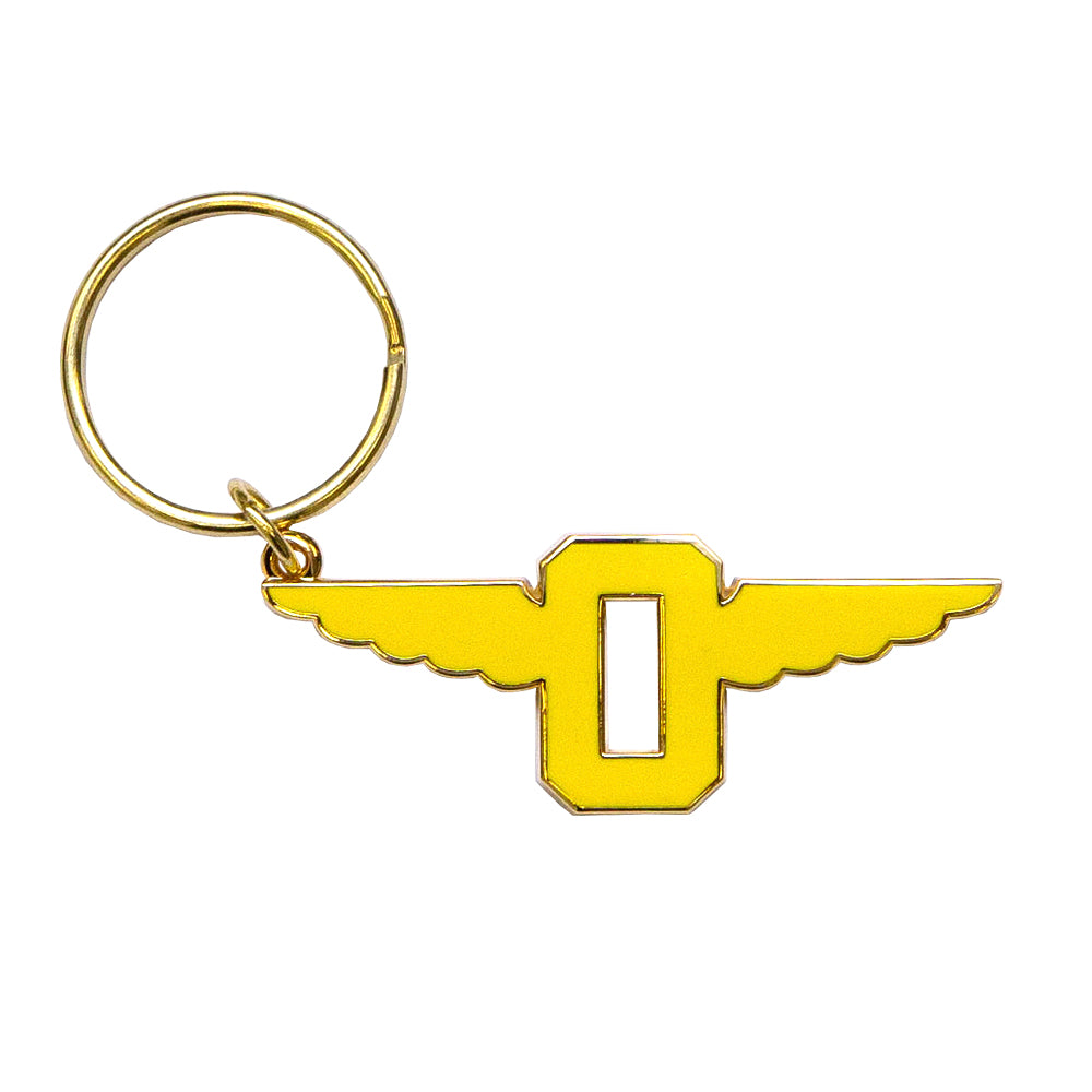 Winged-O Enamel Keychain