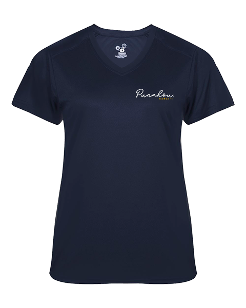 Women's Script Ultimate V-neck Perf Tee