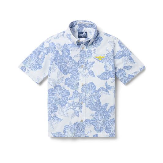 Youth Aloha Biscus Aloha Shirt