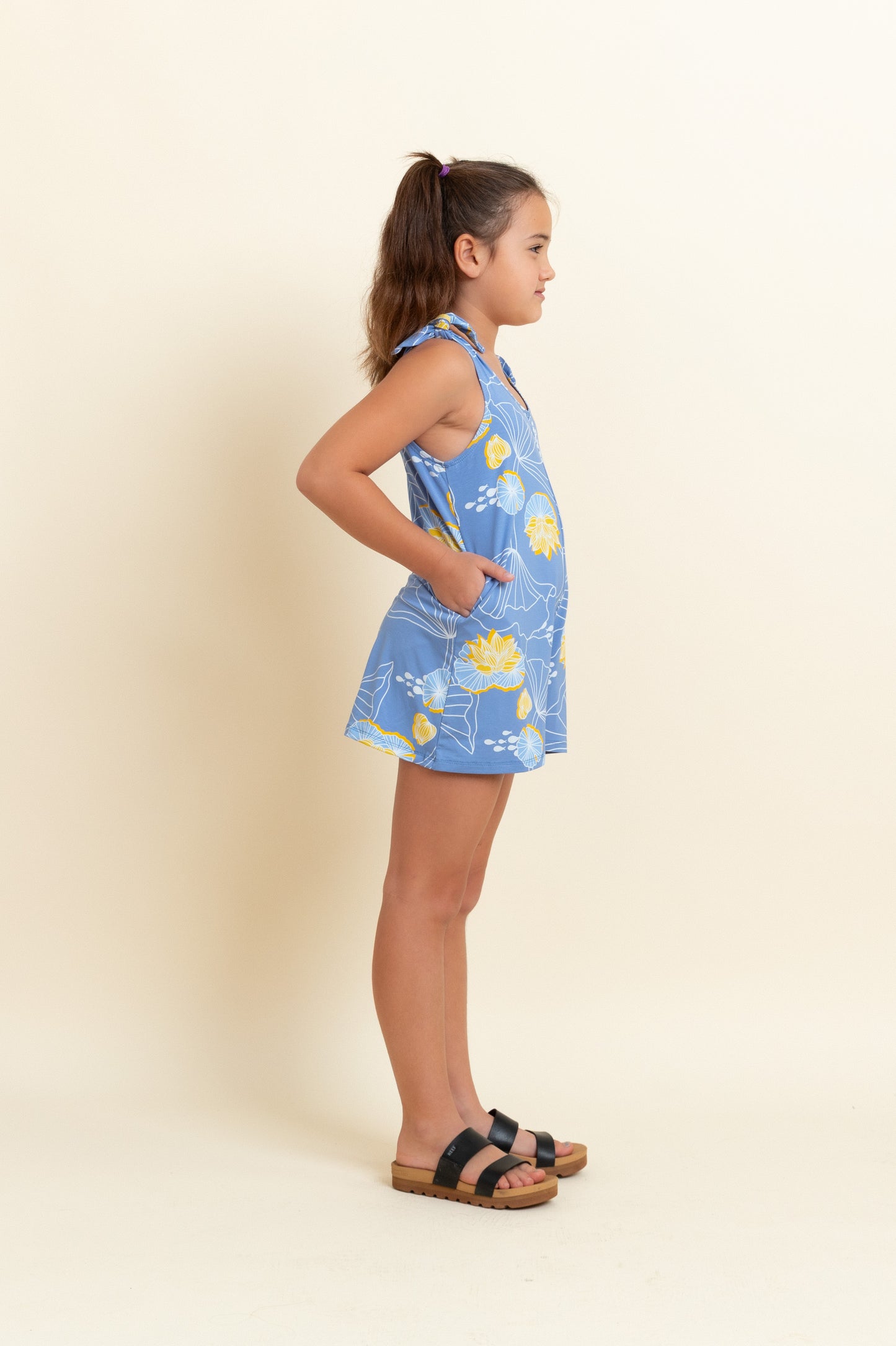 Girl's Fighting Eel x Punahou Lena Romper