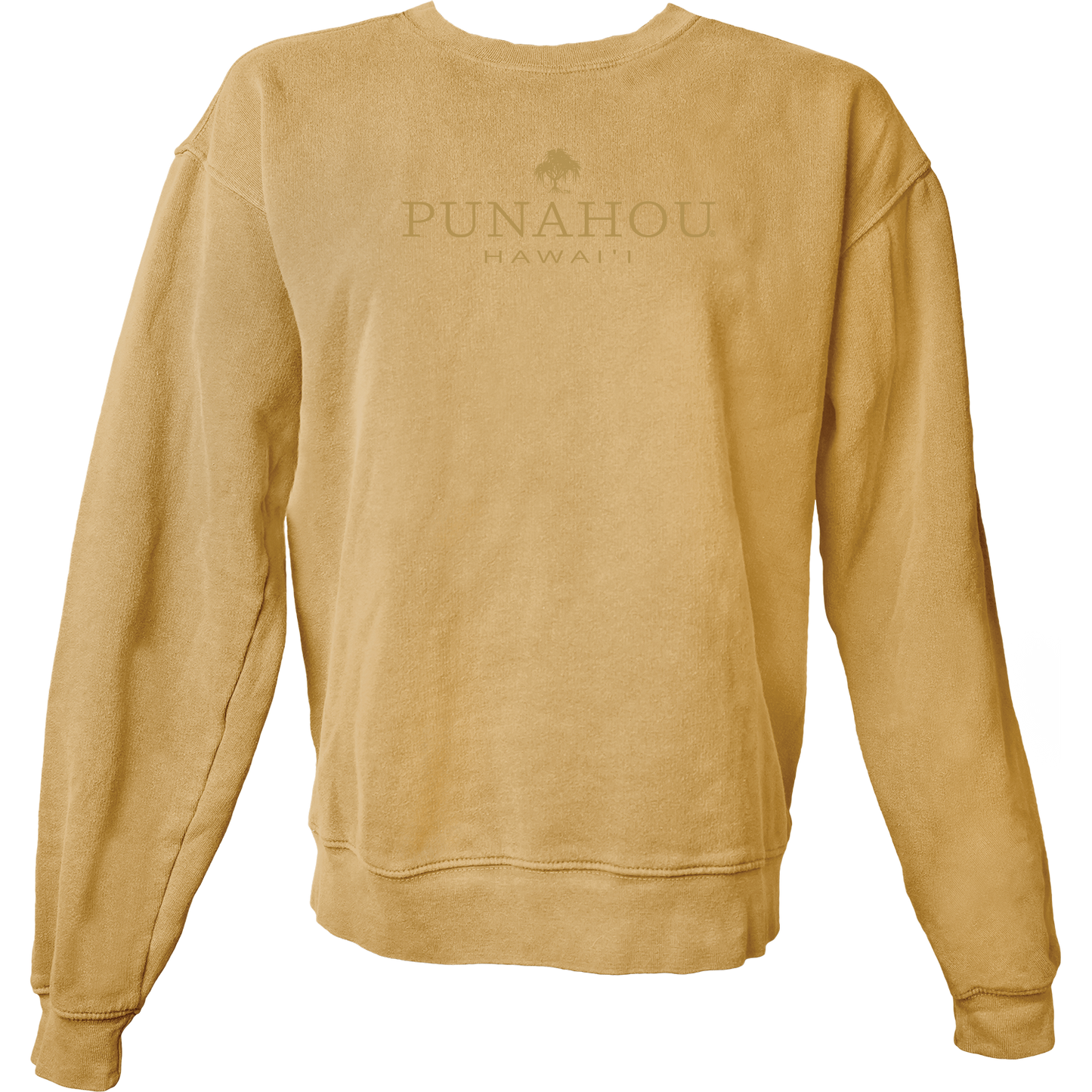 Gold Duly Dyed Fleece Crew
