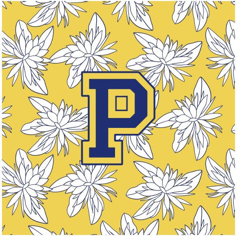 Varsity P Cereus Magnet (3" x 3")