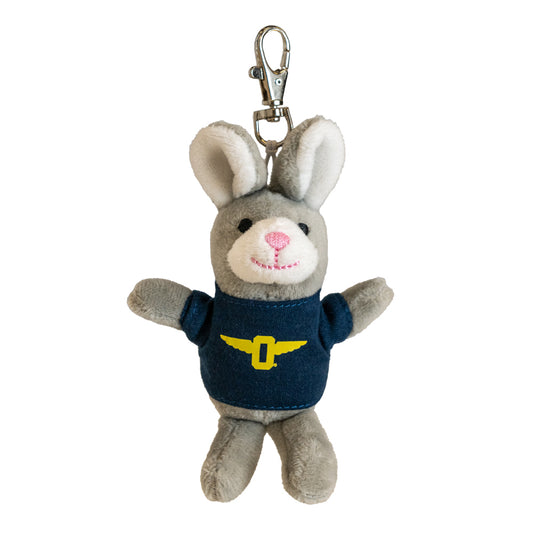 Bunny Mascot Plush Keychain