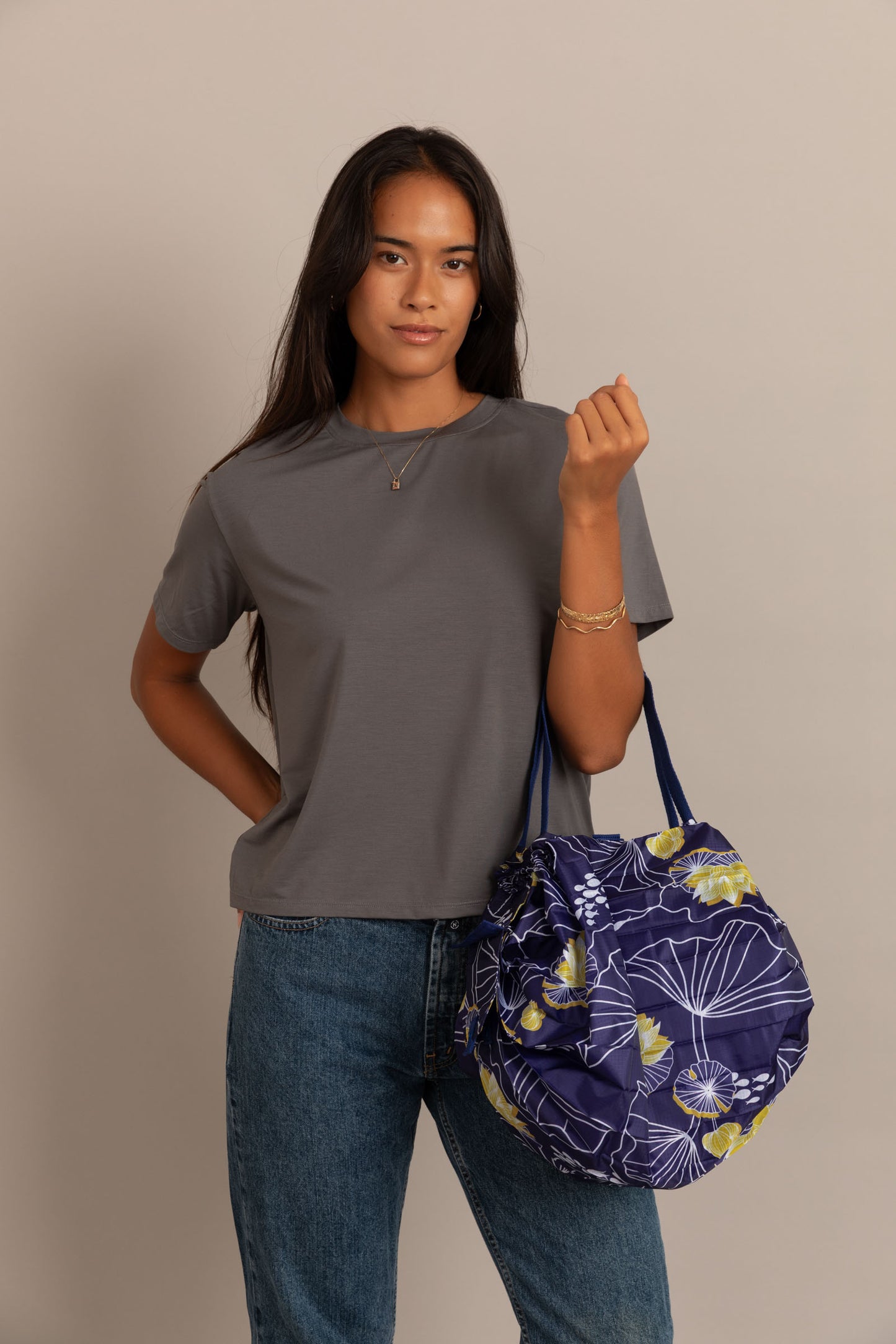 Fighting Eel x Punahou Medium Origami Bag