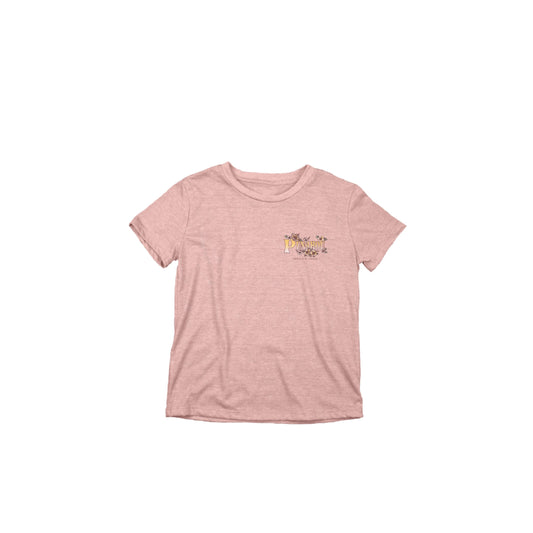 Girl's Pink Groove Triblend Tee