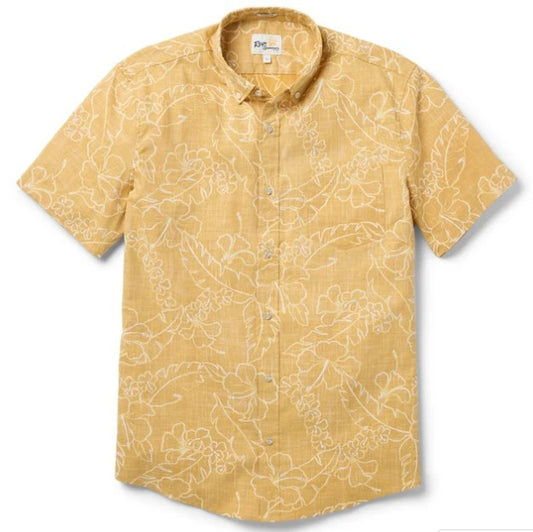 Gold Lei Low TAILORED BF Aloha Shirt