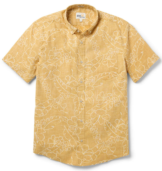 Gold Lei Low TAILORED BF Aloha Shirt