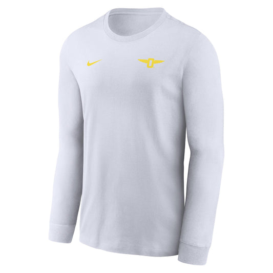 White Winged-O Dri-FIT Legend 2.0 L/S Tee