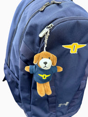 Puppy Mascot Plush Keychain