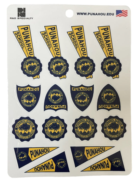 Punahou Peel Off Sticker Sheet Decals