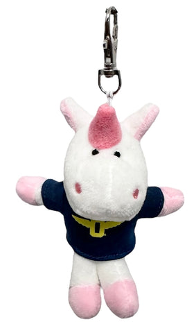 Unicorn Mascot Plush Keychain