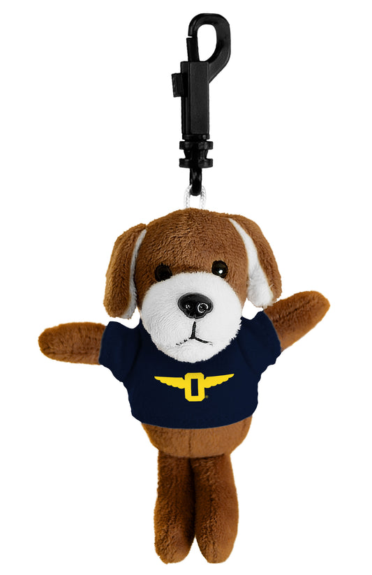Puppy Mascot Plush Keychain