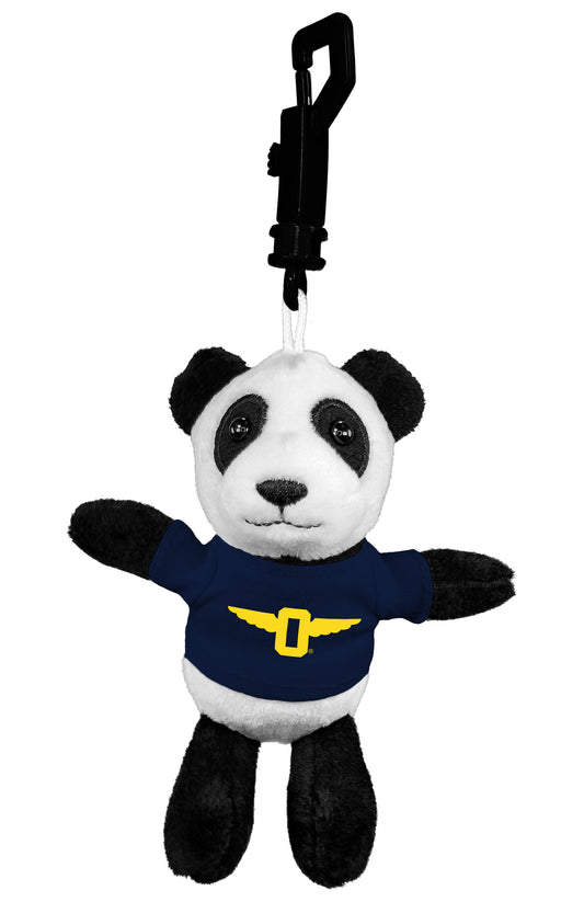 Panda Mascot Plush Keychain
