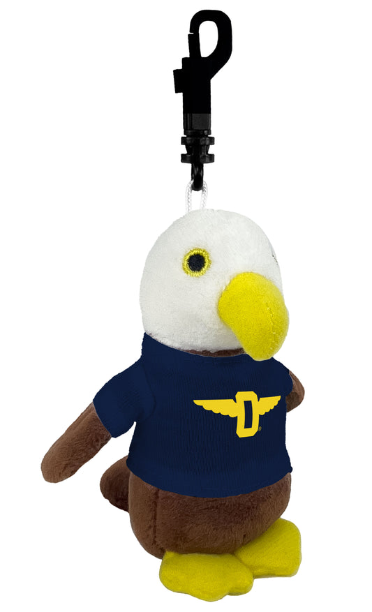 Eagle Mascot Plush Keychain
