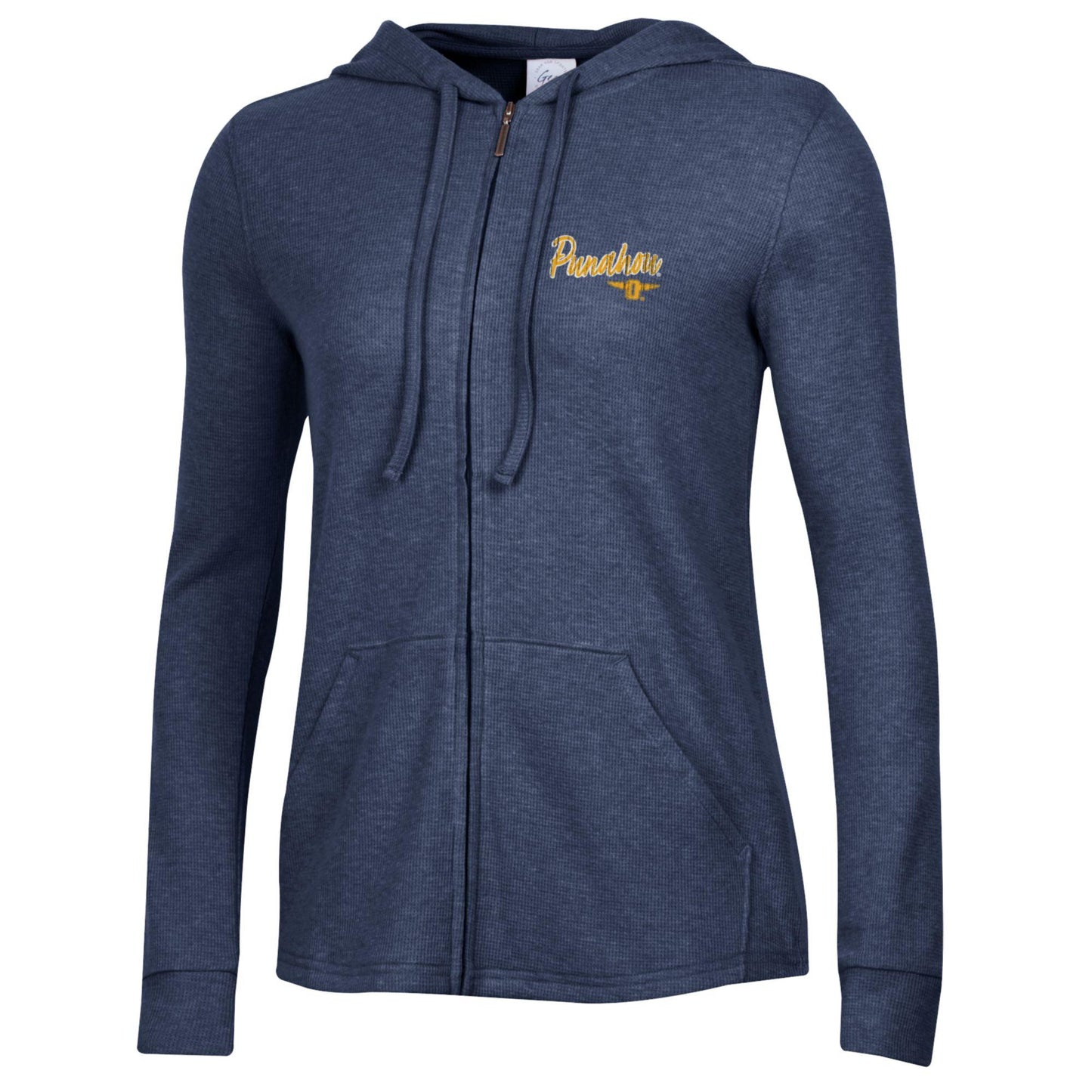 Women's Script Waffle Full Zip