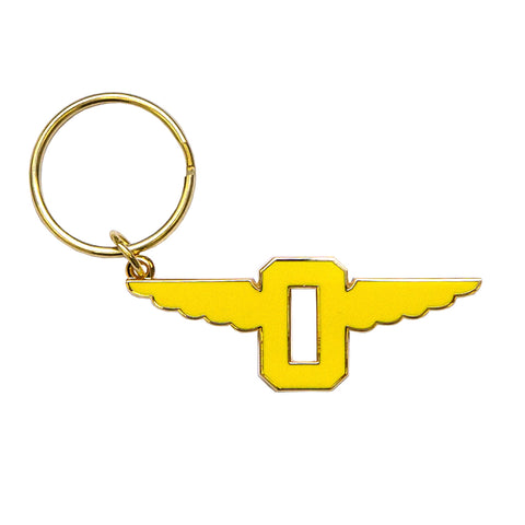 Winged-O Enamel Keychain
