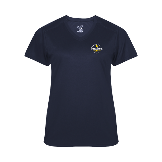 Women's Hibiscus Ultimate V-neck Perf Tee