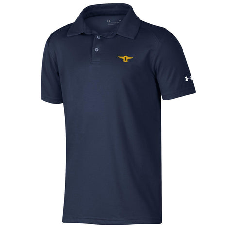 Youth Winged-O Tech Mesh Polo - COMING SOON